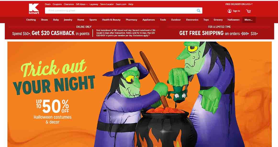 Kmart.com các trang web mua hàng tại mỹ